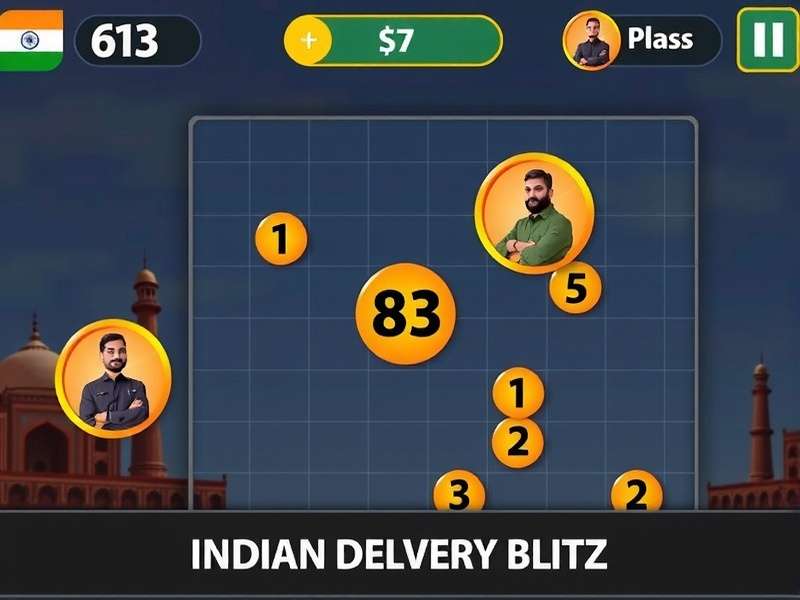 Indian Delivery Blitz Gameplay Indian Delivery Blitz Game Screenshot